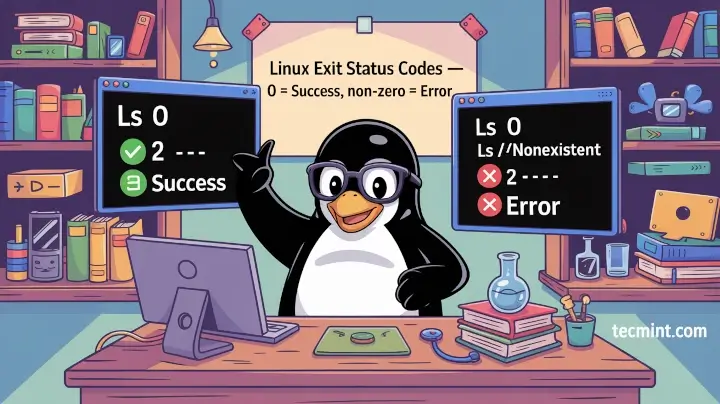 Check Command Exit Status in Linux