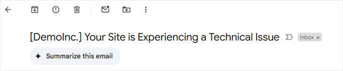 Problème technique : e-mail concernant une erreur de mémoire épuisée Problème technique : e-mail concernant une erreur de mémoire épuisée