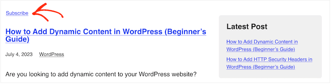 Allow users to subscribe to categories in WordPress Allow users to subscribe to categories in WordPress
