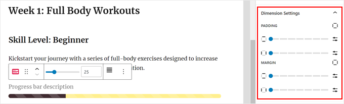 chatgpt-positive-min Changing the progress bar's padding and margin with Ultimate Blocks