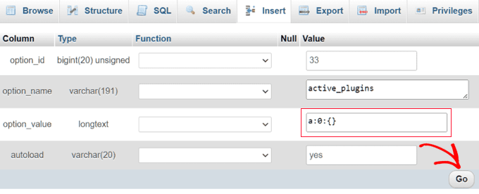Reset active plugins Reset active plugins