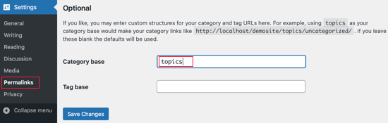 WordPress Also Allows You to Change the Category Prefix in Category URLs WordPress Also Allows You to Change the Category Prefix in Category URLs