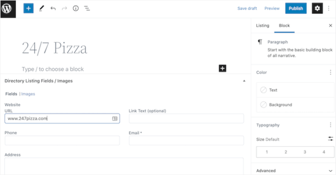 How to publish listings to your WordPress website