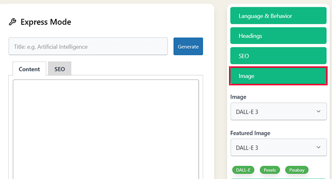 html-snippet-code Generate images