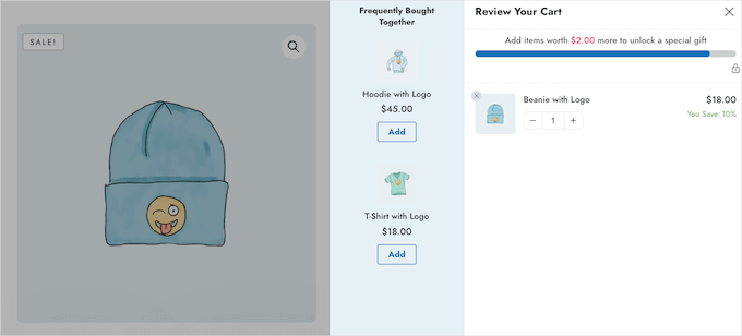 Get more sales with upselling and cross-selling promotions Get more sales with upselling and cross-selling promotions