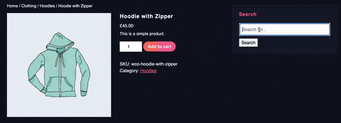 Recurso de pesquisa AJAX ao vivo do SearchWP