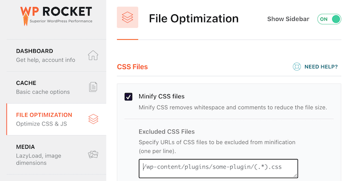 Minifying files using the WP Rocket caching plugin for WordPress Minifying files using the WP Rocket caching plugin for WordPress