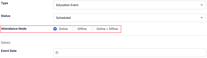 SupportCandy review The default help desk categories Specifying Attendance Mode in AIOSEO Schema