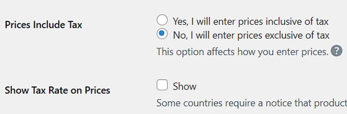 Configure price tax inclusion or exclusion Configure price tax inclusion or exclusion