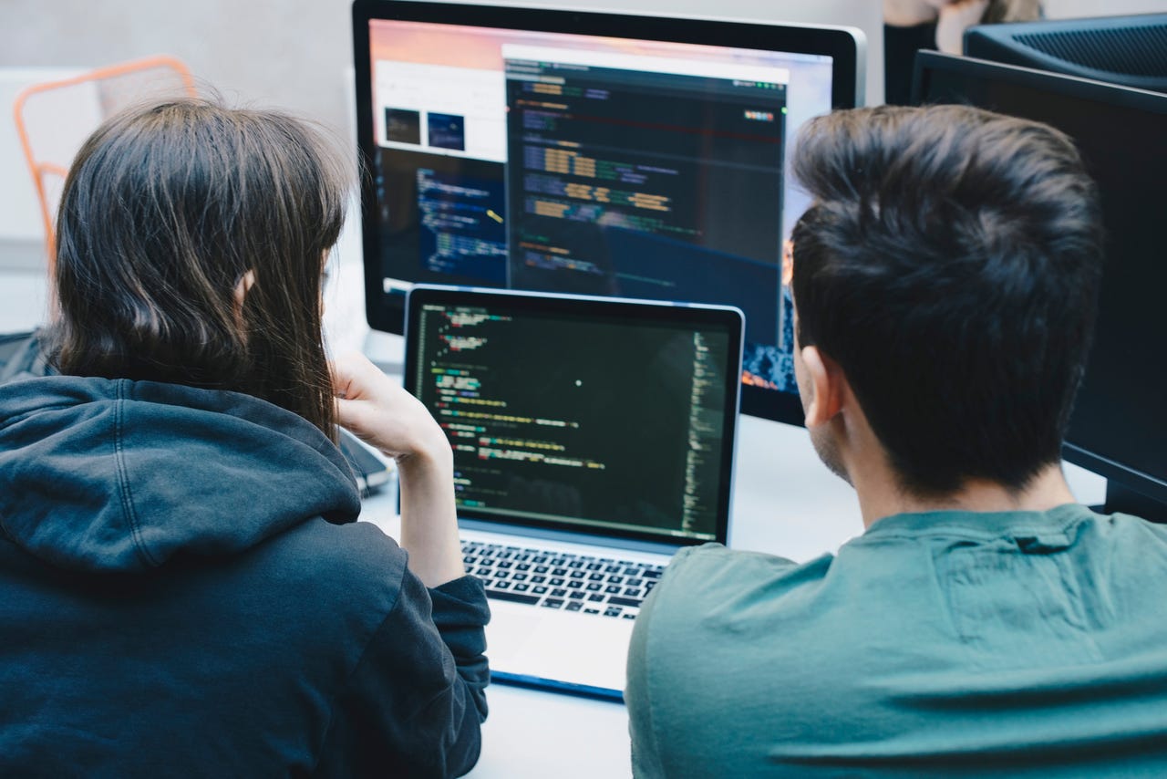 developers working
