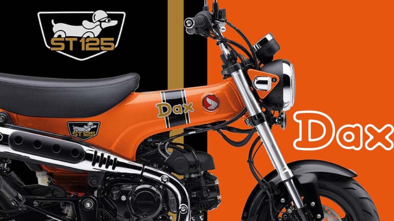 オレンジ&ホワイトに色変! ホンダ「ST125ダックス」の2026年モデルは全3色ラインナップに【欧州】